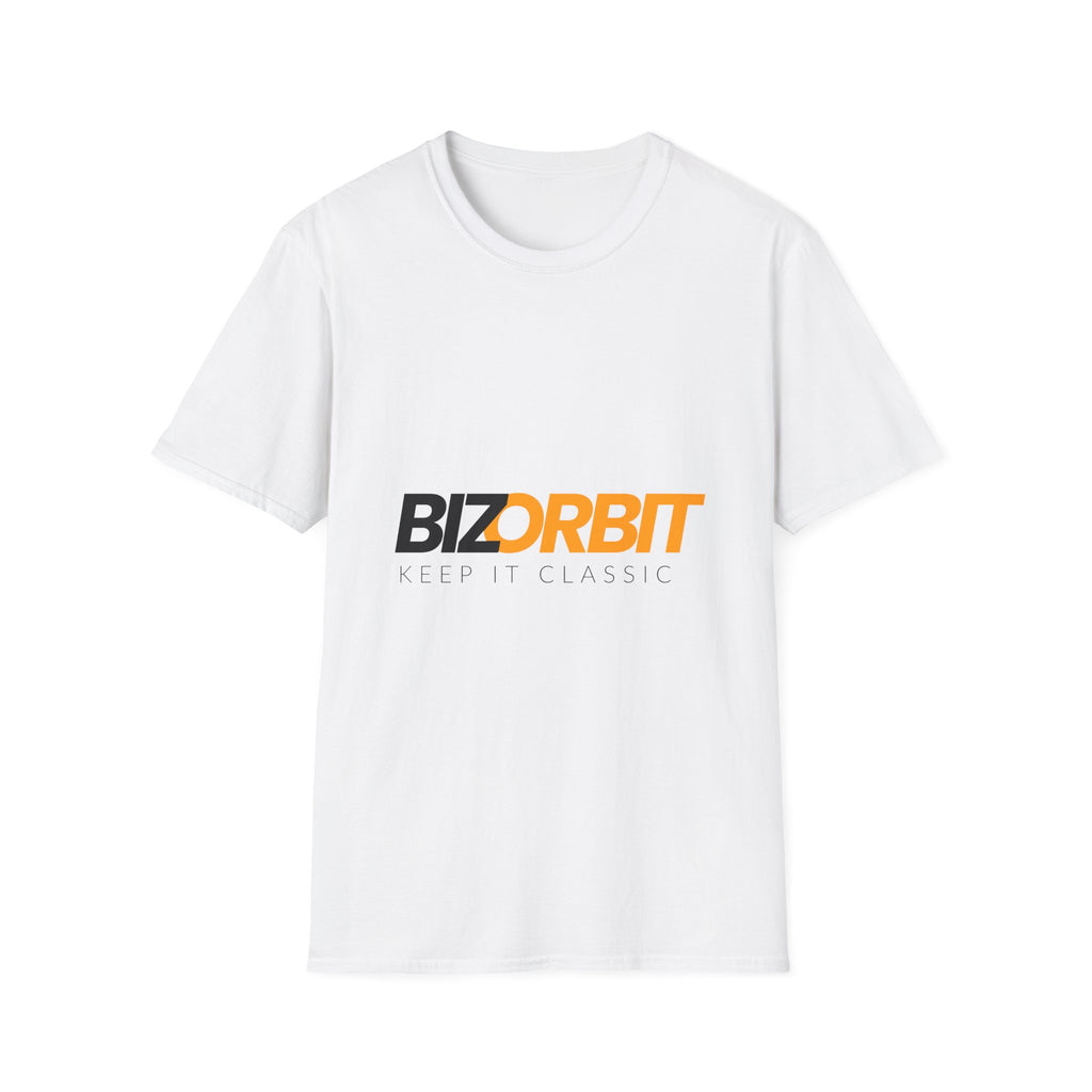 BIZORBIT Logo T-Shirt — Bold Black & Orange Graphic Tee