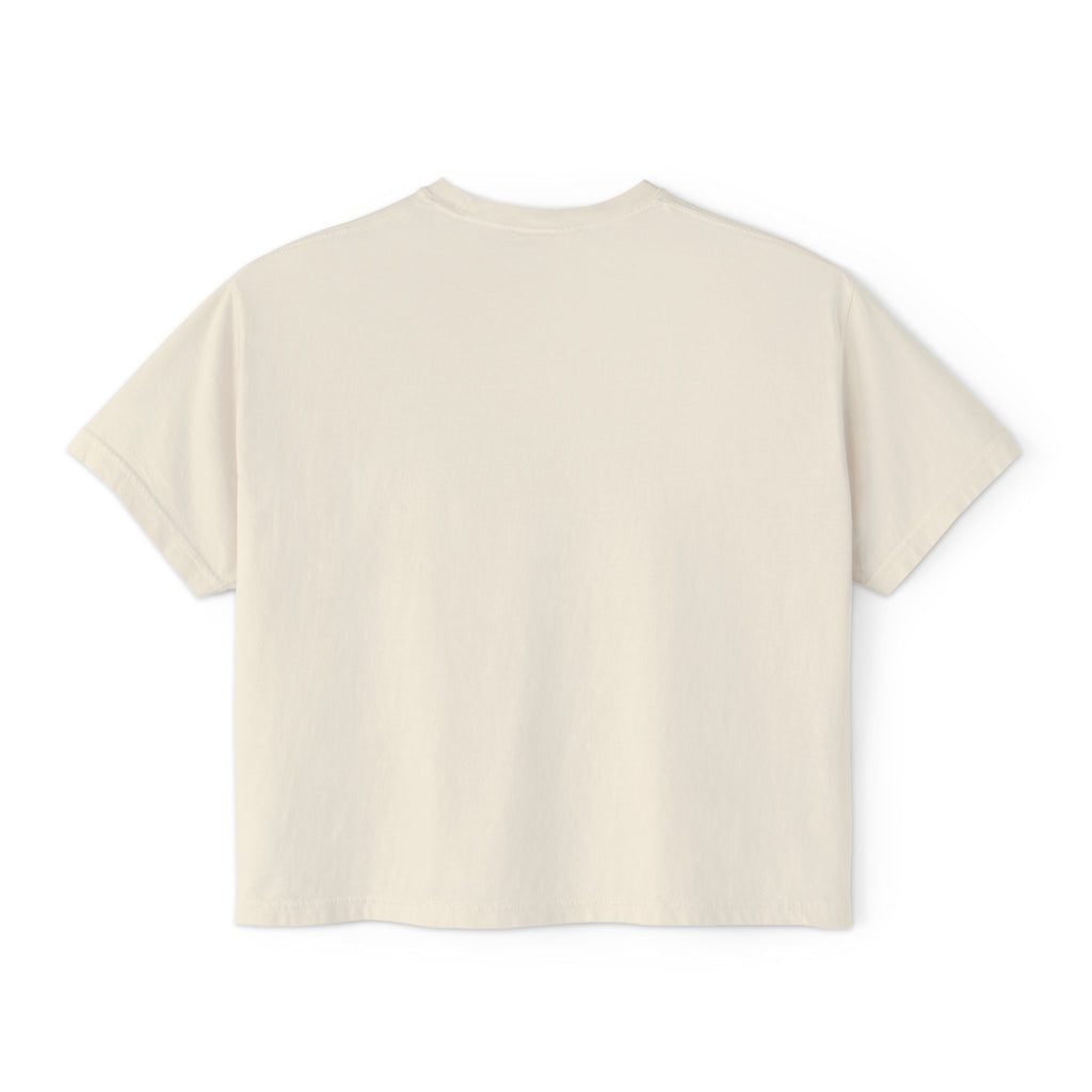BizOrbit Women's Boxy Tee – Retro Logo Crop T-Shirt