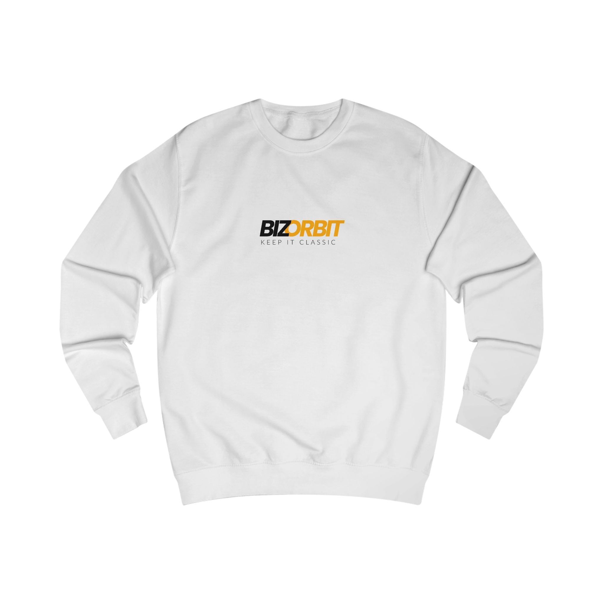 BizOrbit Branded Sweatshirt — Minimal Logo Crewneck for Entrepreneurs